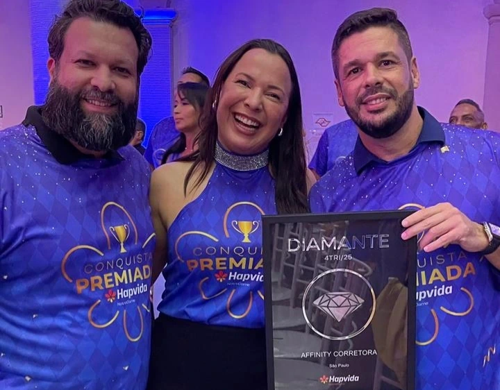 Conquista Premiada Hapvida — Diamante | 4º trimestre de 2025 — Affinity Corretora